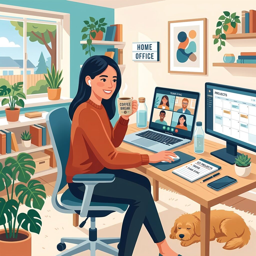 Home office woman computer 10357524