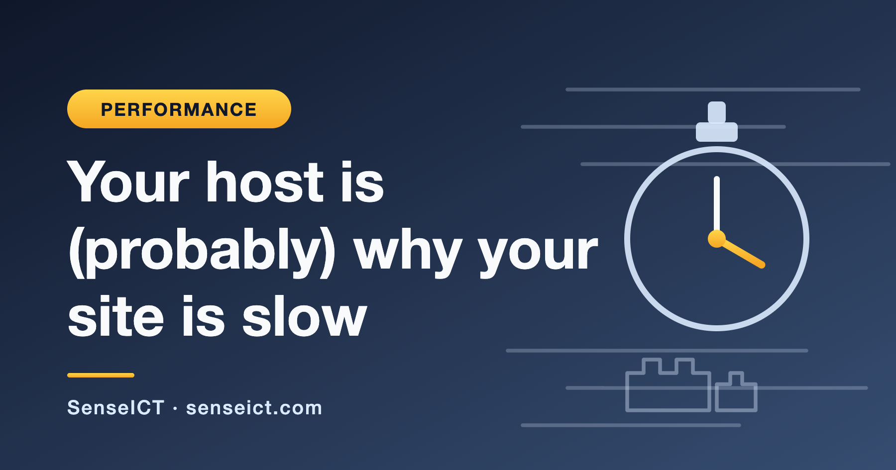 Why Your WordPress Host Is (Probably) Why Your Site Is Slow